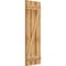 Ekena Millwork Spaced Board-n-Batten Shutters w/Z-Bar, Rough Sawn Western Red Cedar, 17 1/8W x 51H, PR RBS06Z17X051RWR - alternate 5